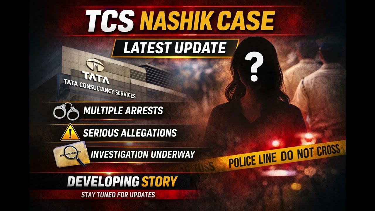 TCS Nashik Case Latest Update 🚨 Multiple Arrests | Investigation Ongoing | Full Details