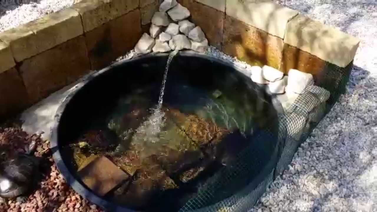 LAGHETTO PER TARTARUGHE CON SISTEMA DI FILTRAGGIO ACQUA