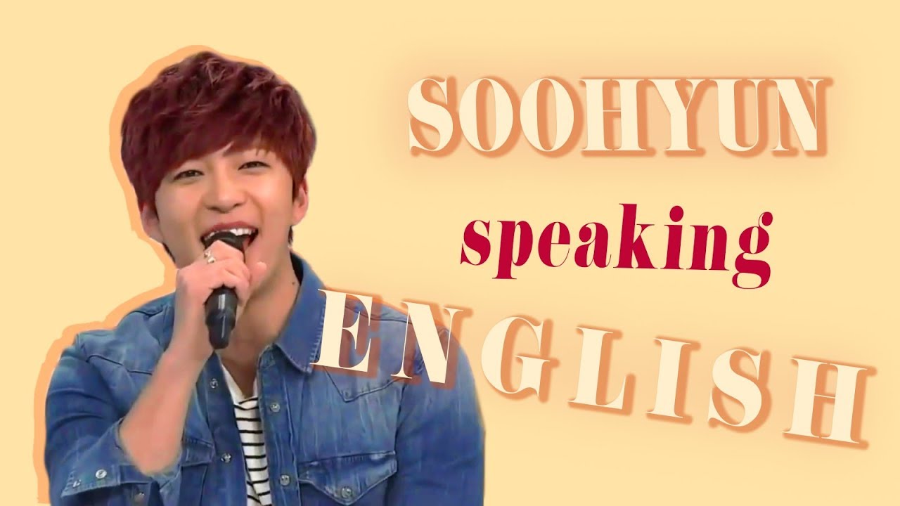 U-KISS Soohyun speaking english compilation 😄