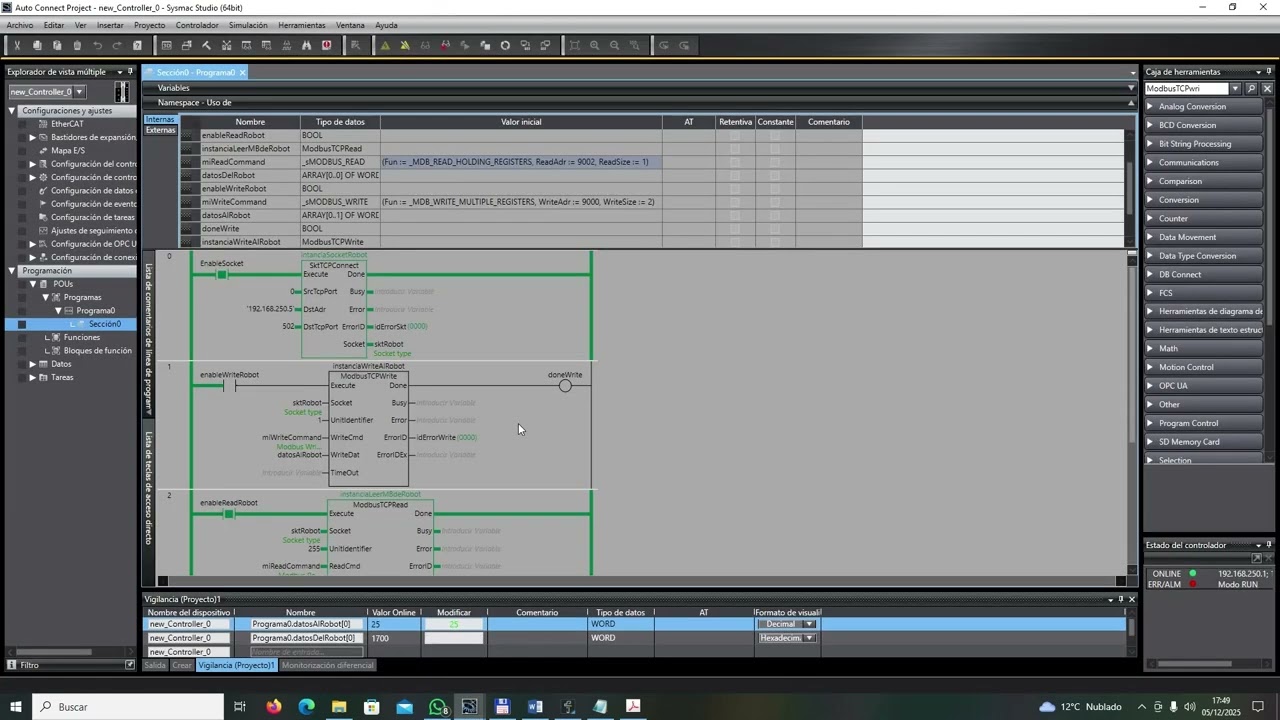 04 Comunicacion Modbus TM OmronNX