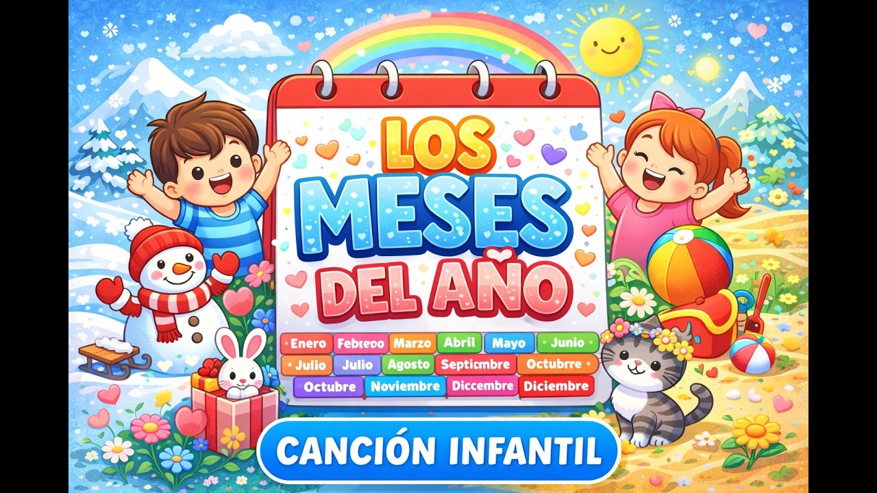 Aprende los Meses del Año Cantando 🎶📅 | Video Infantil Educativo
