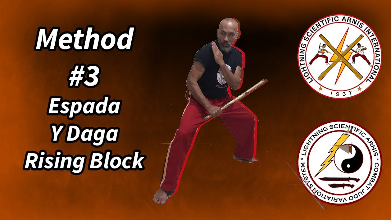 Espada y daga Rising Block (LSAI Method #3)