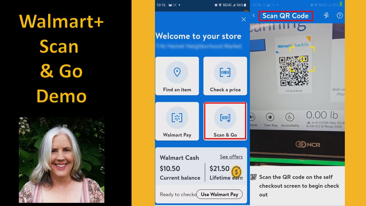 Как использовать Walmart+ Scan and Go | Экономьте время на покупках продуктов с Walmart+ Scan and Go