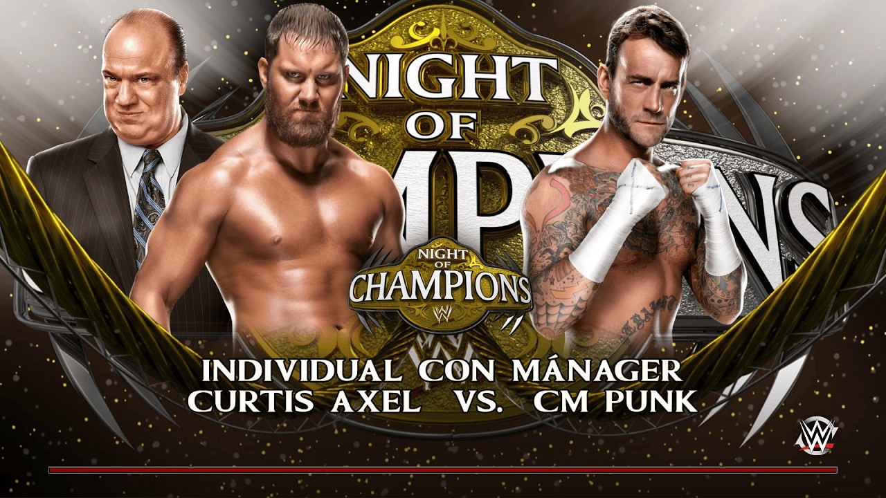 Cm Punk vs Curtis Axel Night Of Champions 2013 | Fantasy Booking