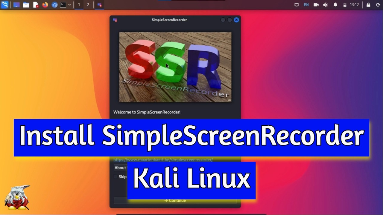 Kali Linux - How to Install SimpleScreenRecorder | Best Linux Screen Recorder [2024]&radic;