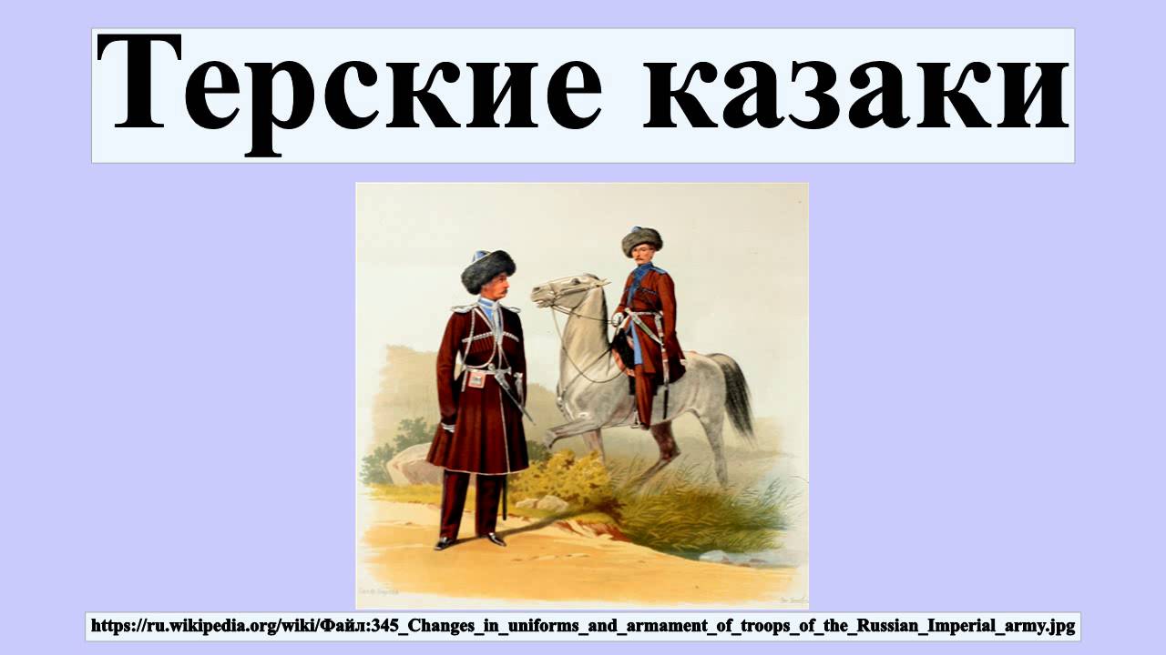 Терские казаки