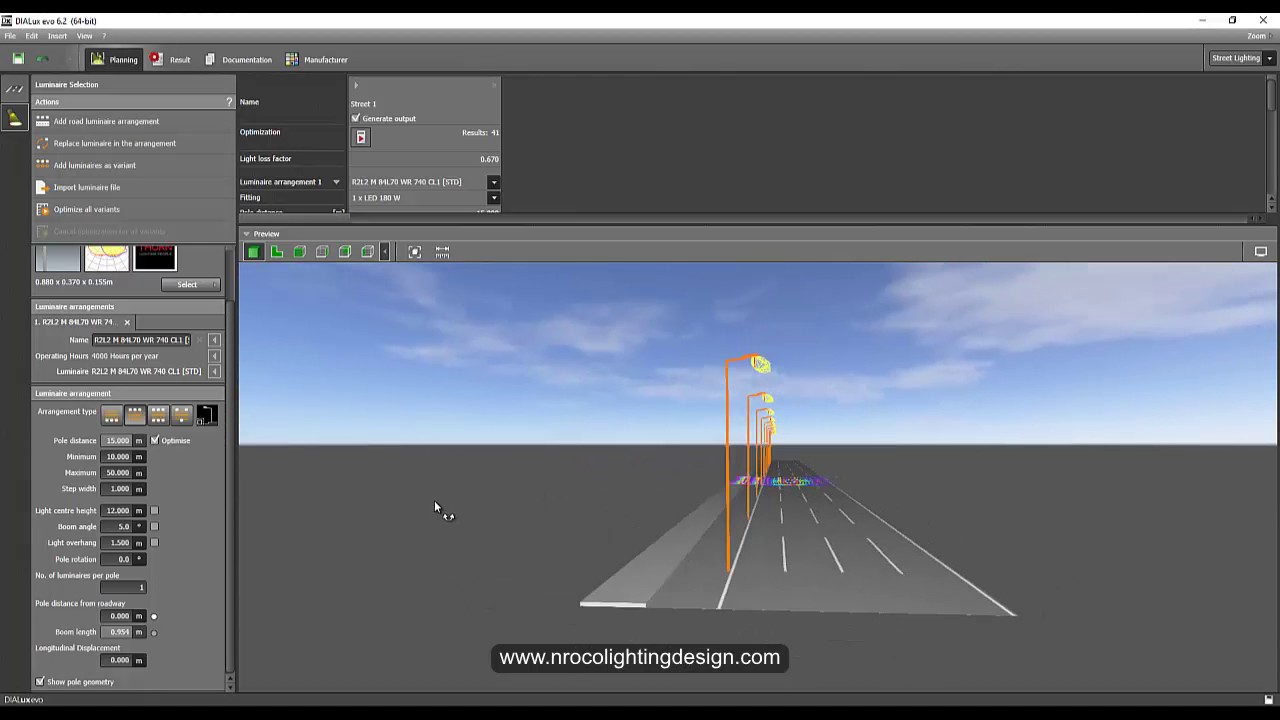 Базовый проект дорожного освещения