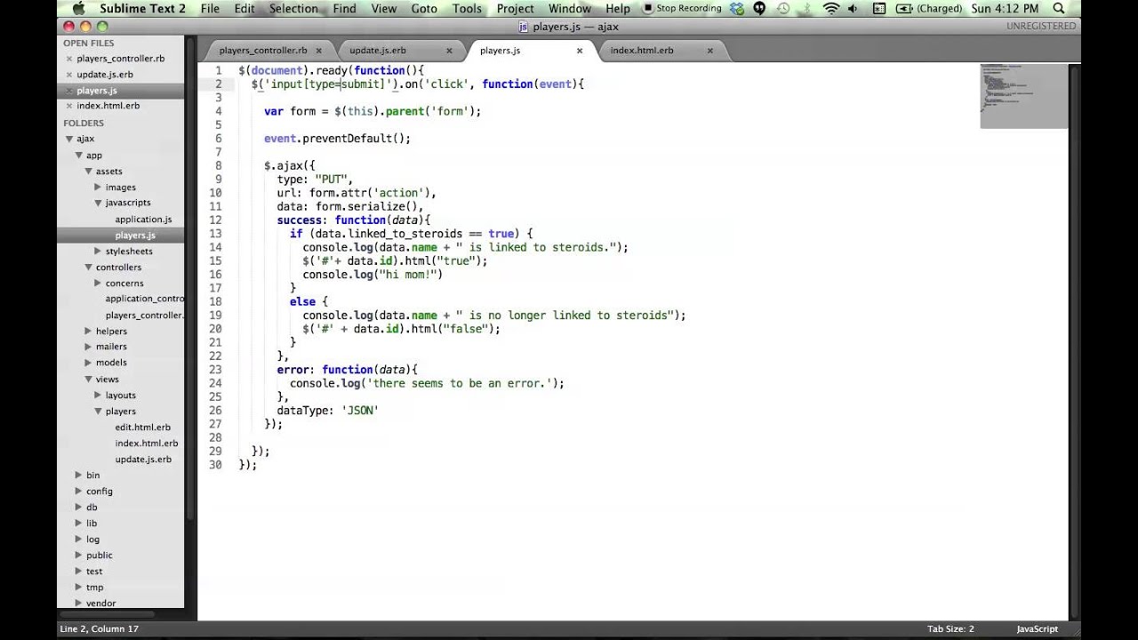 Different ways of implementing AJAX in your Ruby on Rails applications