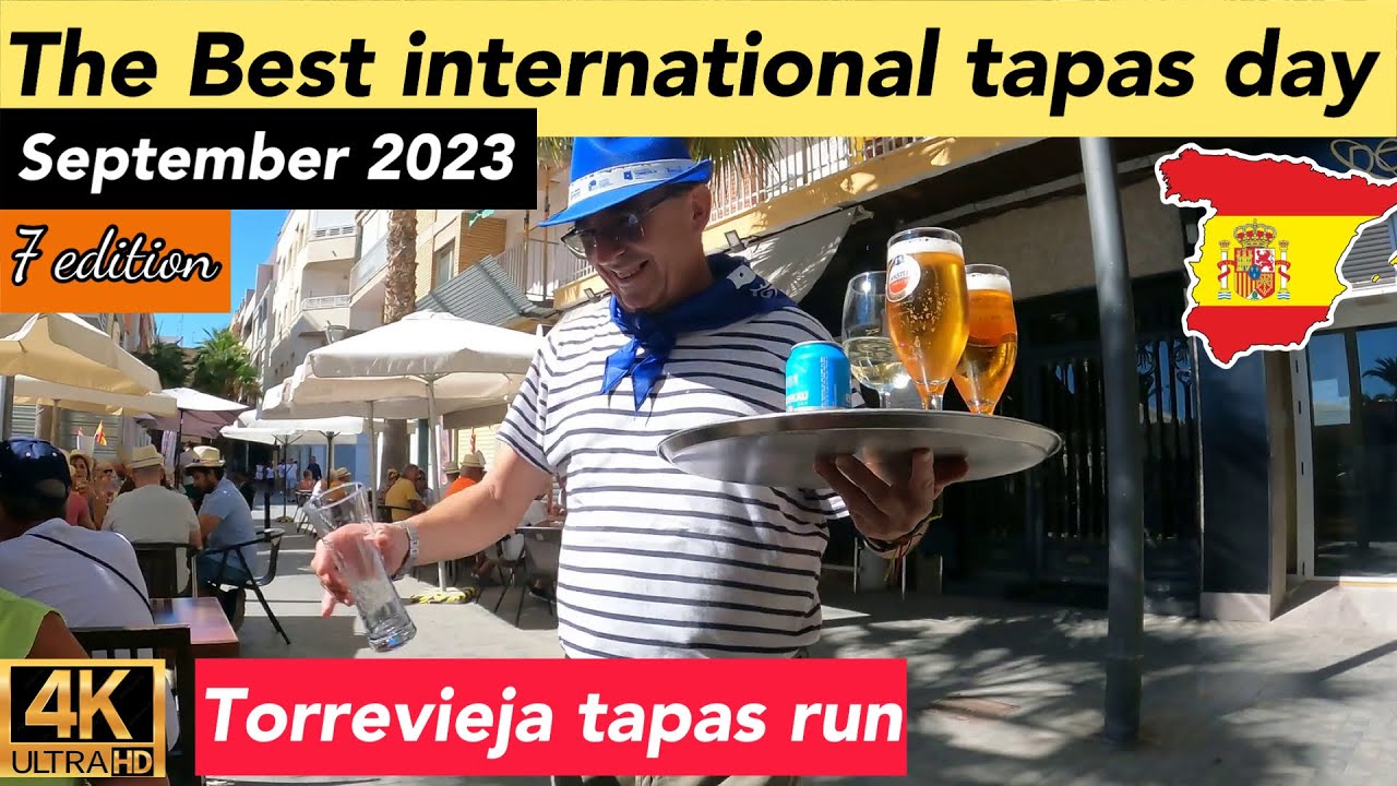 Torrevieja spain/international tapas day torrevieja alicante Costa Blanca spain 🇪🇸