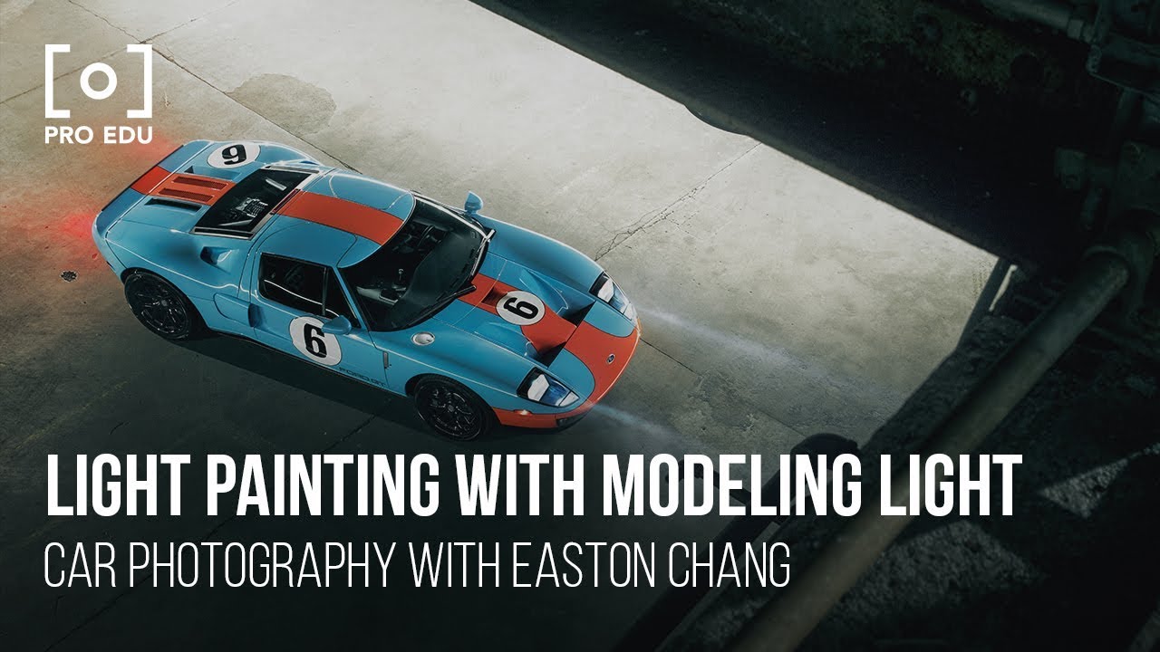 How To Light Paint with Modeling Light for Car Photography