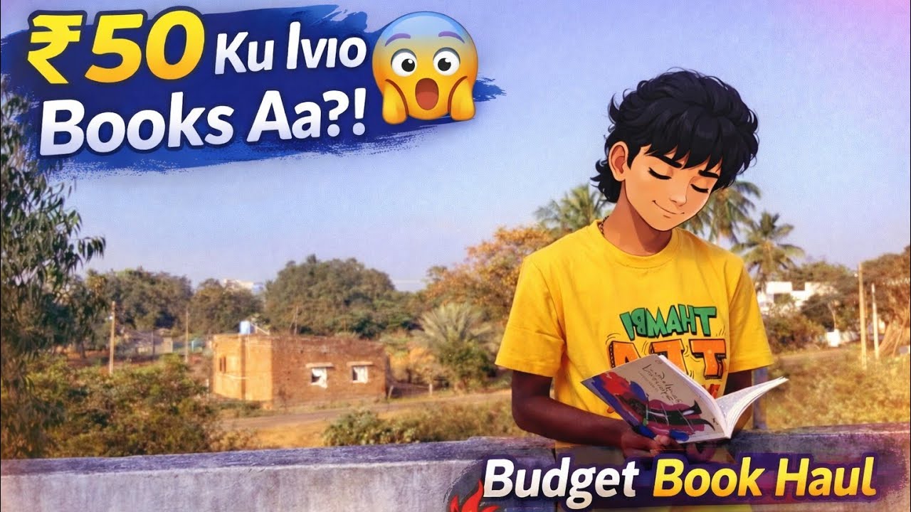 ₹50 Ku Ivlo Books Aa?! 😱 | Budget Book Haul