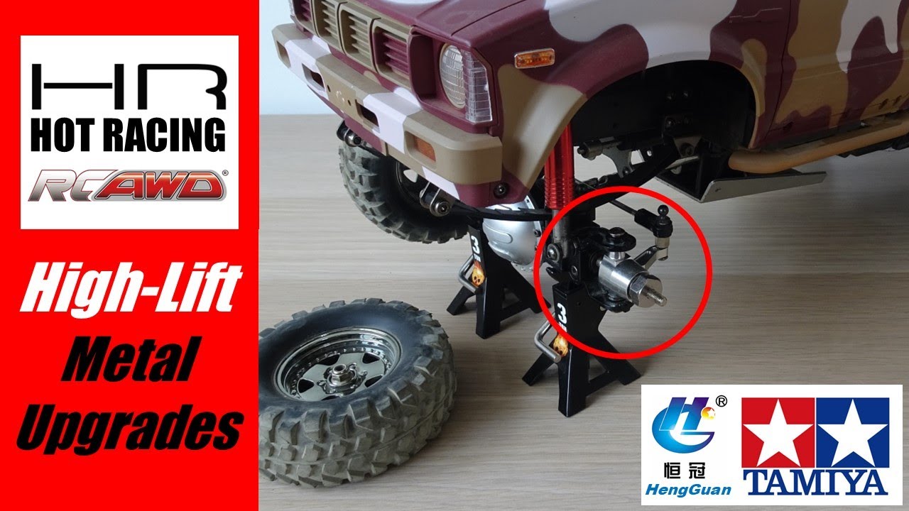 Hot Racing & RCAWD Metal Upgrades for Tamiya High-Lift & HengGuan HG-P417 / HG-P409 / HG-P410