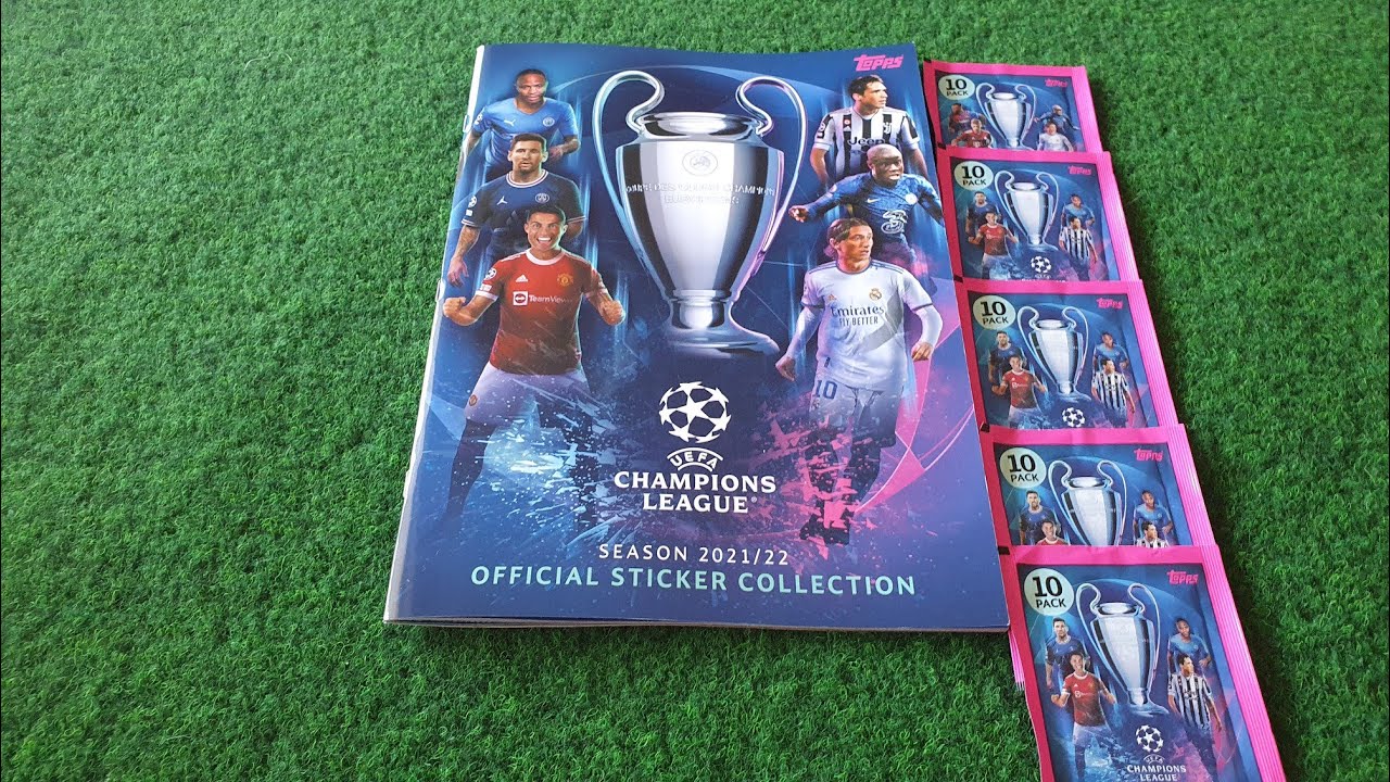 Hit!Nowość u nas!Topps Champions league 2021/2022 Naklejki (Sticker)!Prezentujemy album!🙂⚽️🔥🔥🔥