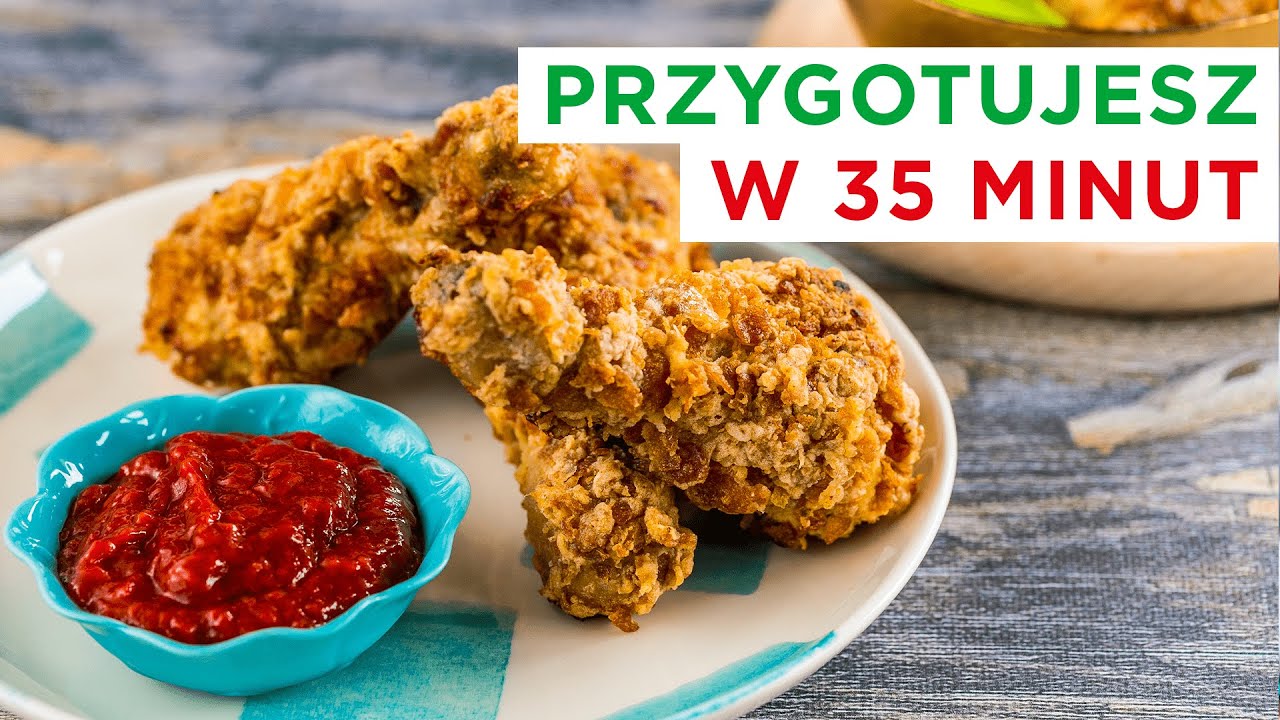 Chrupiący kurczak 🍗 w płatkach kukurydzianych