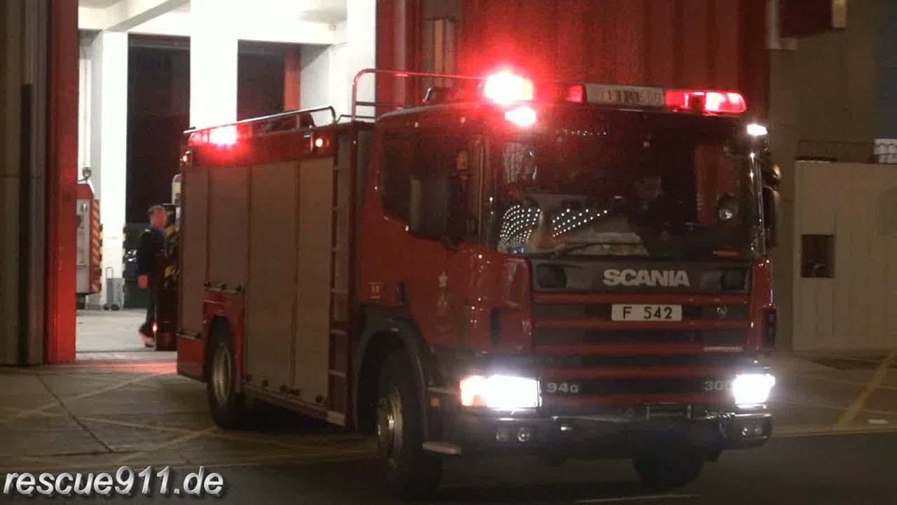 Rescue tender HKFSD Kong Wan Fire Station