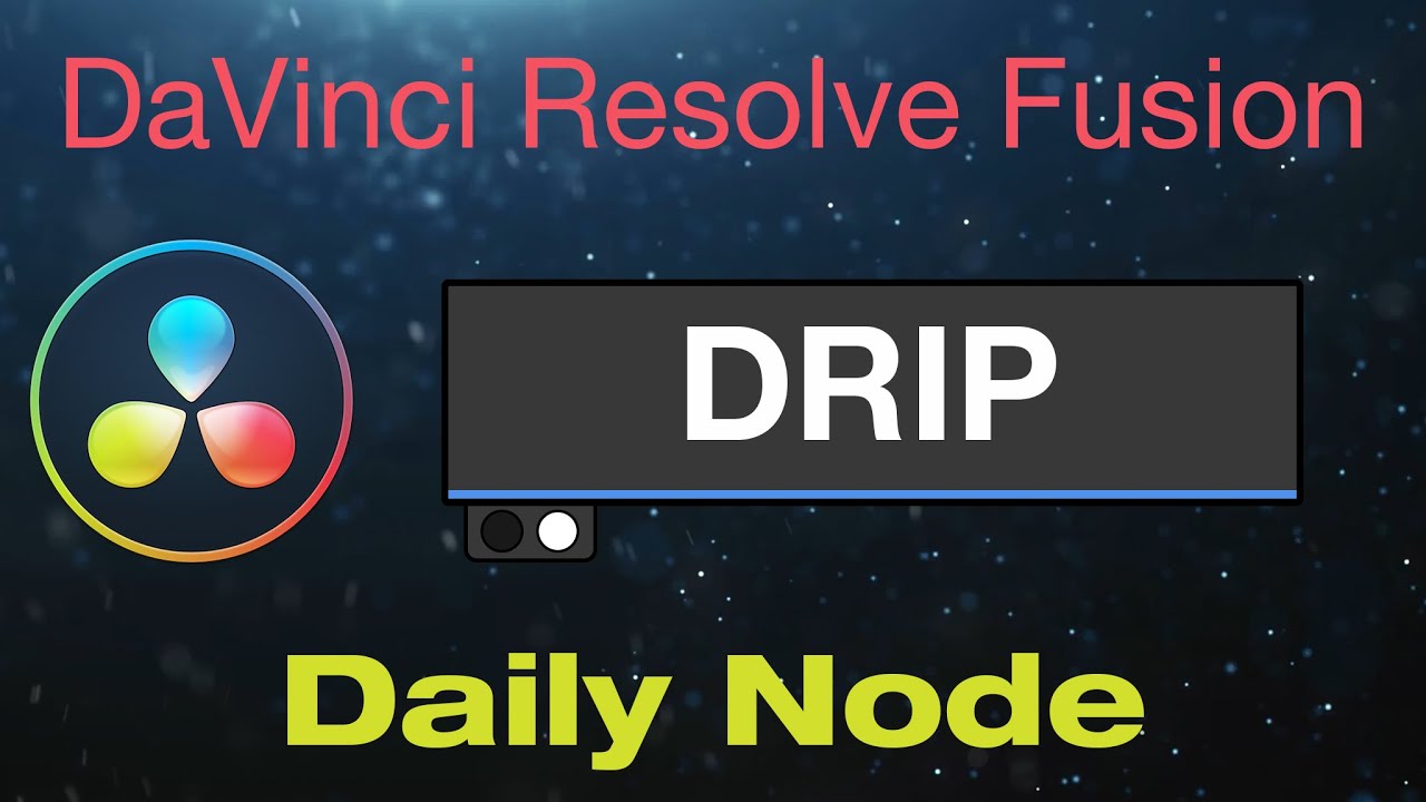Узел капельного слияния DaVinci Resolve