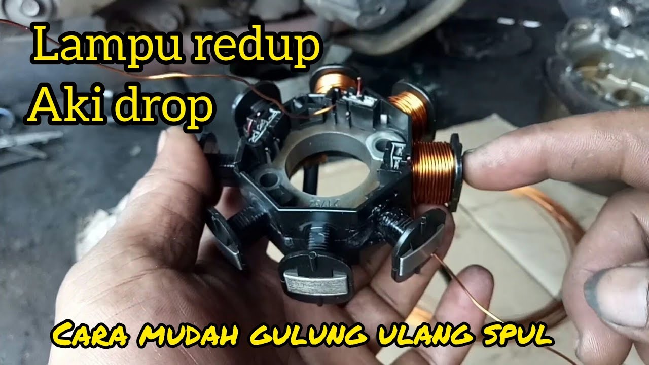 Gulung ulang spul shogun 125