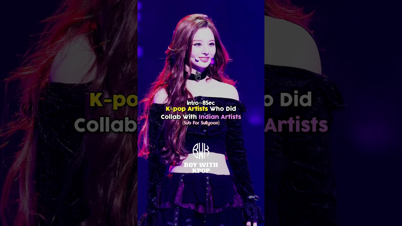 K-pop Idols Who Collaborated with Indian Artists #kpop #kpopshorts #fyp #indian #kpopantriksh