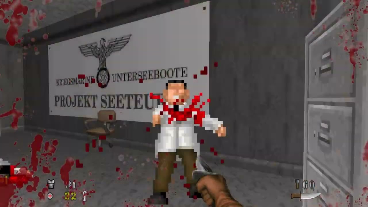 WolfenDoom - Operation: Arctic Wolf Revisited V4.0 (Level 11: Research Facility)