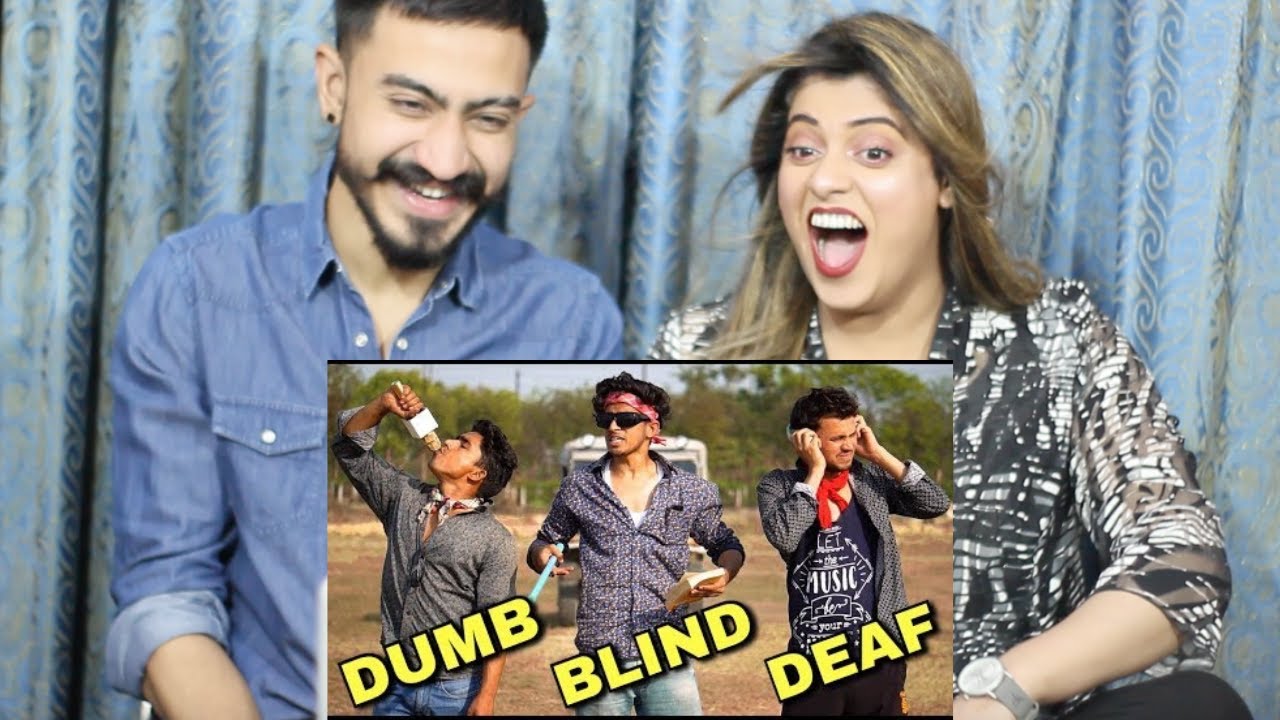 Pak Reaction To | DUMB BLIND DEAF | Round2hell | R2H