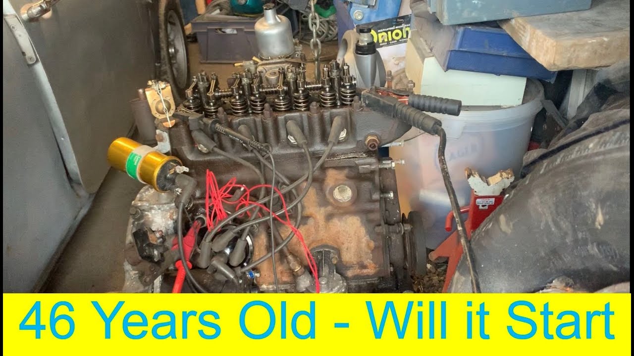 Classic mini engine - first start in years