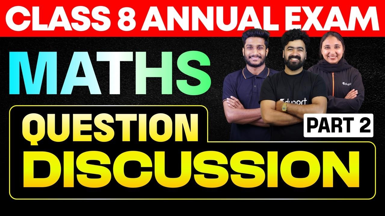 Class 8 Maths | Question discussion - Part 2 | Eduport Class 8