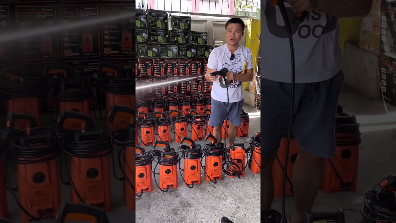 Hindi ka na Mahihirapan sa Carwashing dahil Dito sa Malakas na Pressure Washer