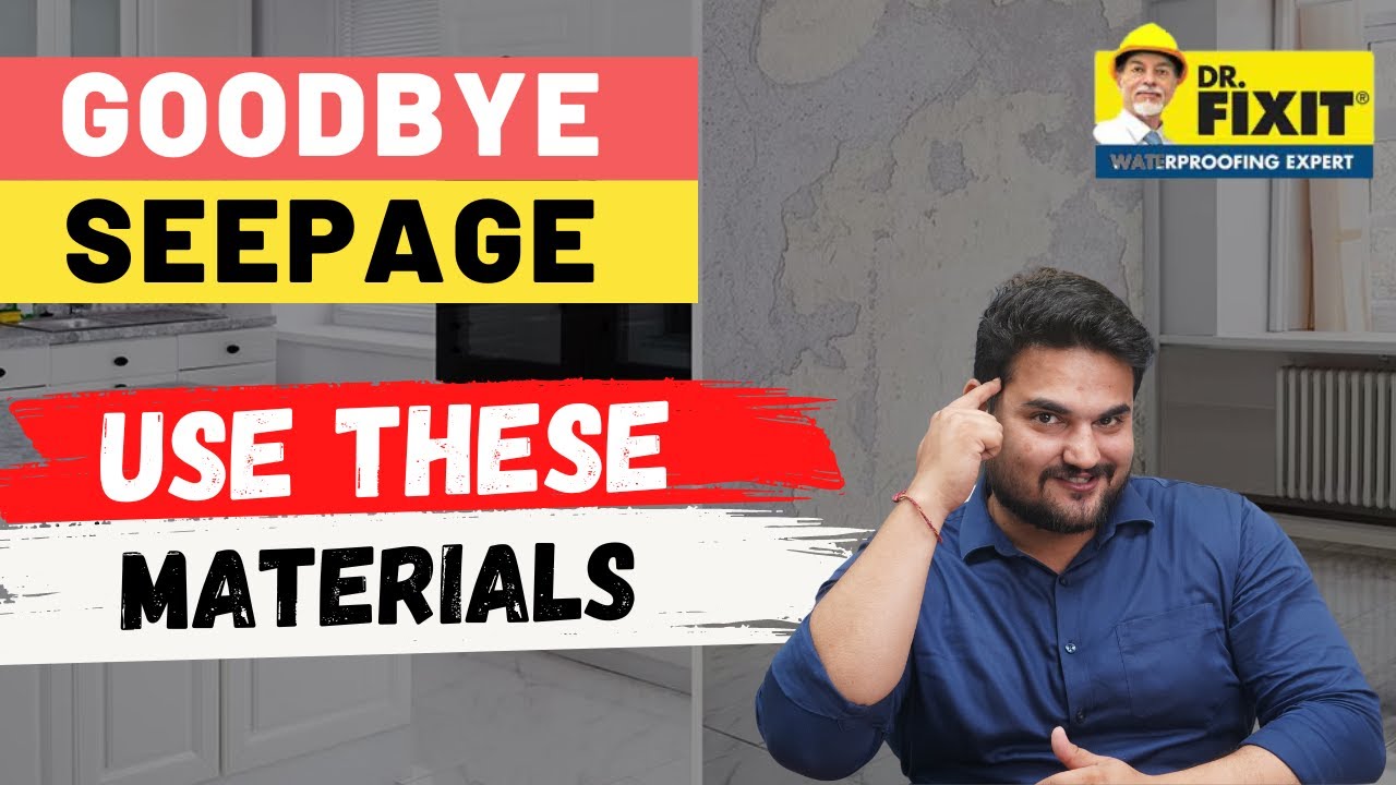 STOP SEEPAGE PERMANENTLY! ❌ 🤯 WHICH WATERPROOFING MATERIAL TO USE? | TYPES OF SEEPAGE DAMPNESS