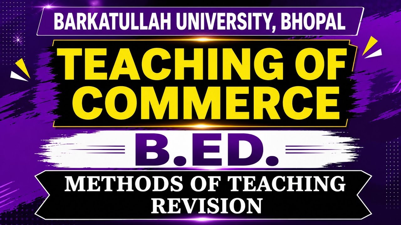 Methods of Teaching Commerce
