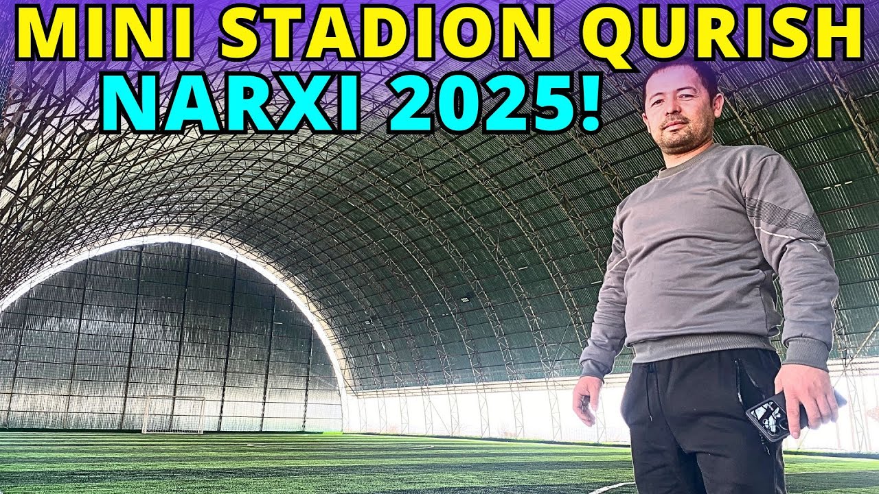 #2025 MINI STADION QURISH NARXI | KUNIGA QANCHA DAROMAD TOPISH MUMKIN?