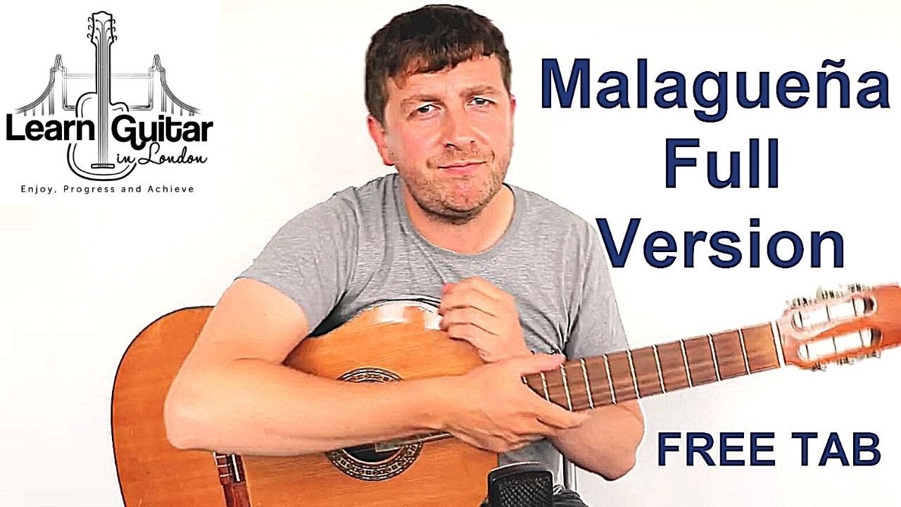 Malaguena - 7 Part Classical Guitar Lesson - FREE TAB - Drue James