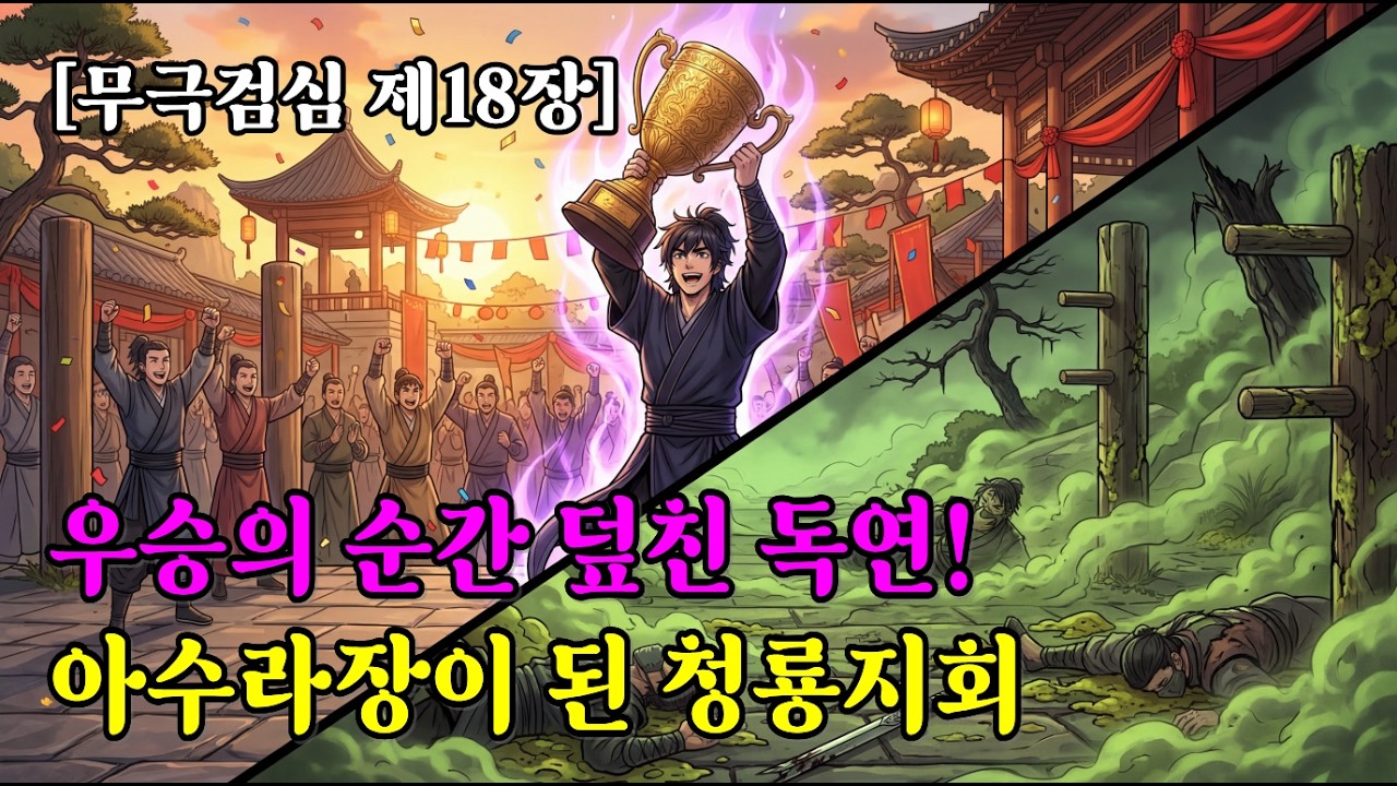 무극검심18장, 우승의 순간 덮친 독연! 아수라장이 된 청룡지회 | #무협드라마 #무협소설 #무협애니 #무협툰 #오디오북 #무협지추천 #무협라디오 #무협지 #무협영화