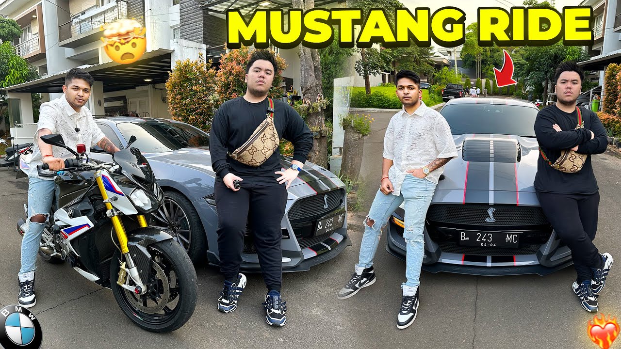 Going To Dyland Pro's House & Mustang Gt Aur SuperBike Ki Ride Leli