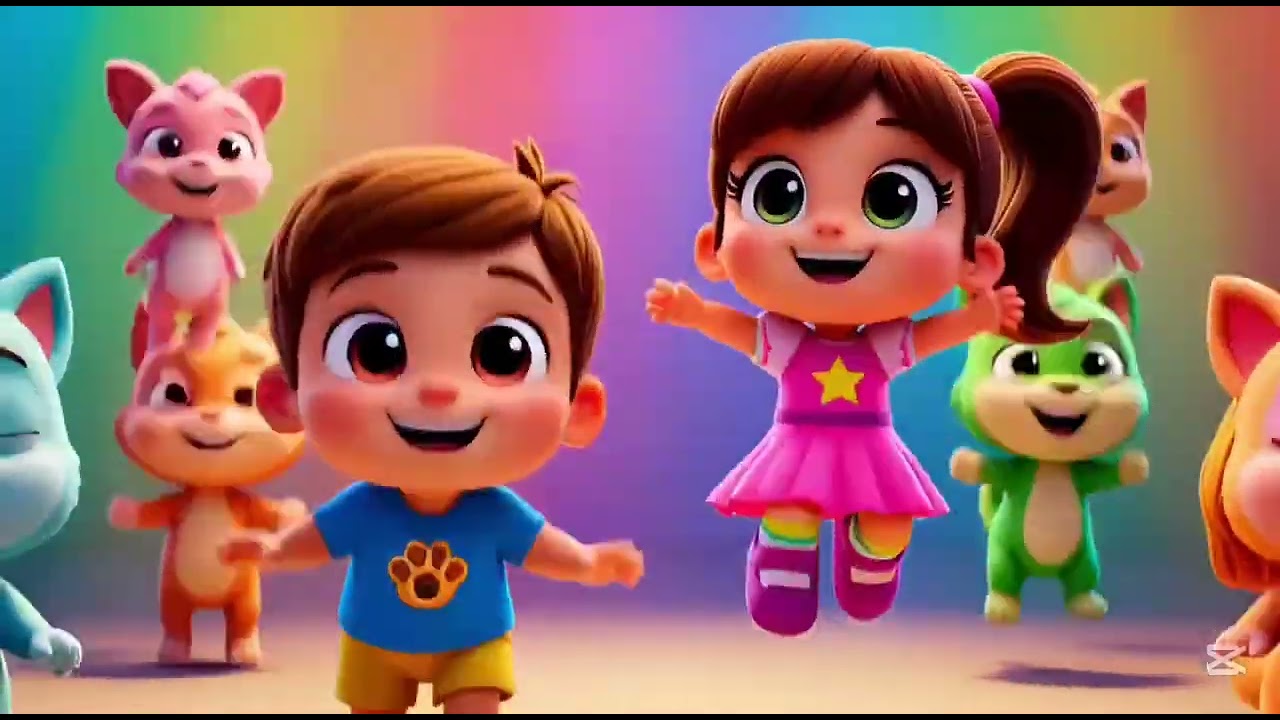 ANIMAL SONG BOOM  JUMP   ZOOM  🐵🐘song for kids720p
