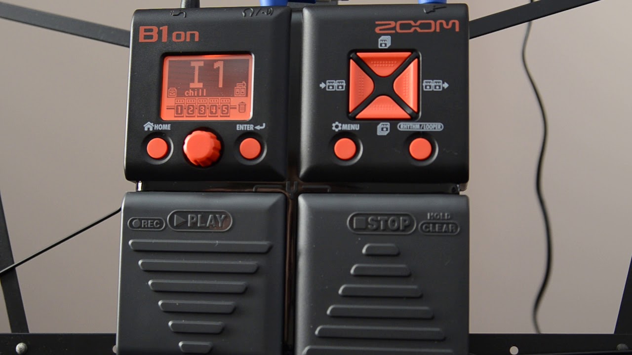 Zoom B1on bass pedal review!!