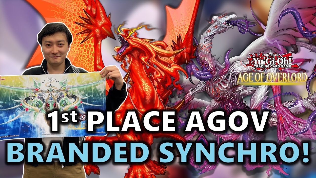 FIRST PLACE AGOV (Age of Overlord) Premiere Event Branded Synchro Deck Profile + Combo!