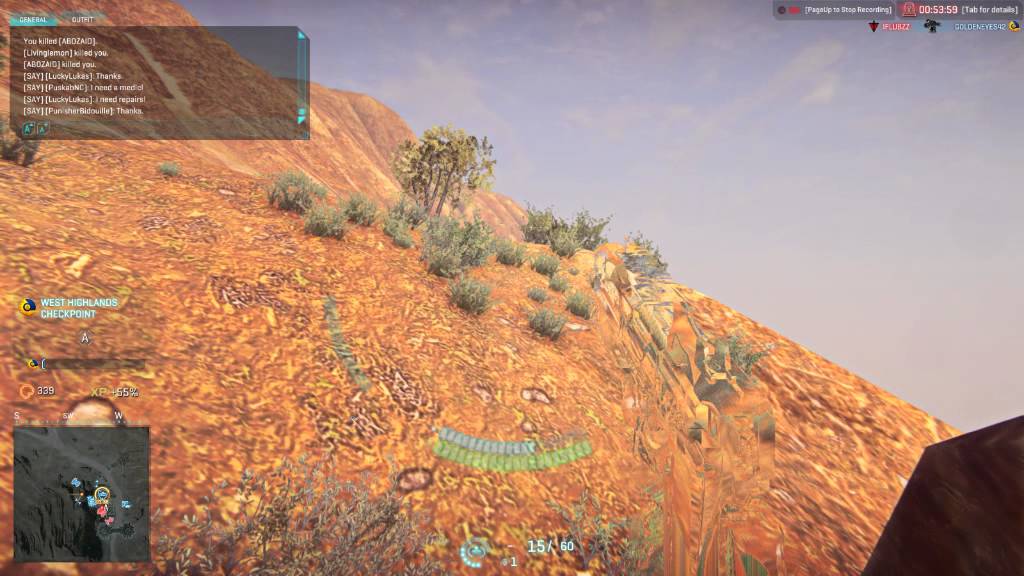 ABOZAID Planetside 2 Speedhacker caught in the act.