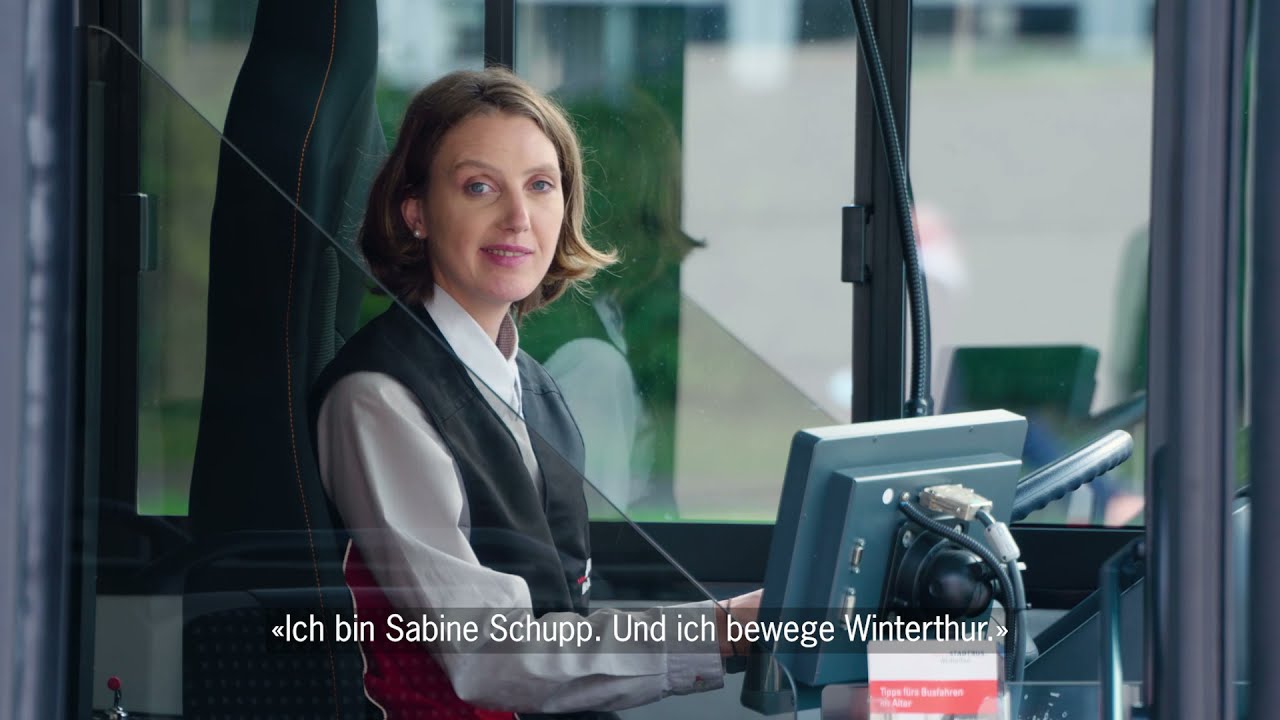 Stadtbus Winterthur Portr&auml;t: Busfahrer:in