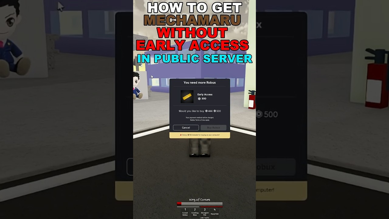 get Mechamaru without early access jjs #jujutsushenanigans #jjs #roblox  #jujutsukaisen #tutorial