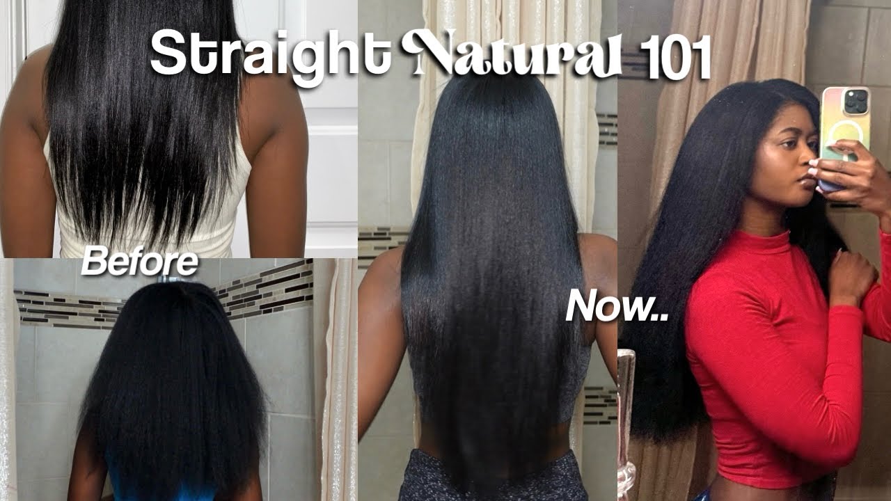 STRAIGHT NATURAL 101: СОВЕТЫ ПО РОСТУ И СОХРАНЕНИЮ ВОЛОС | ЛУЧШИЕ СРЕДСТВА + УХОД SILK PRESS
