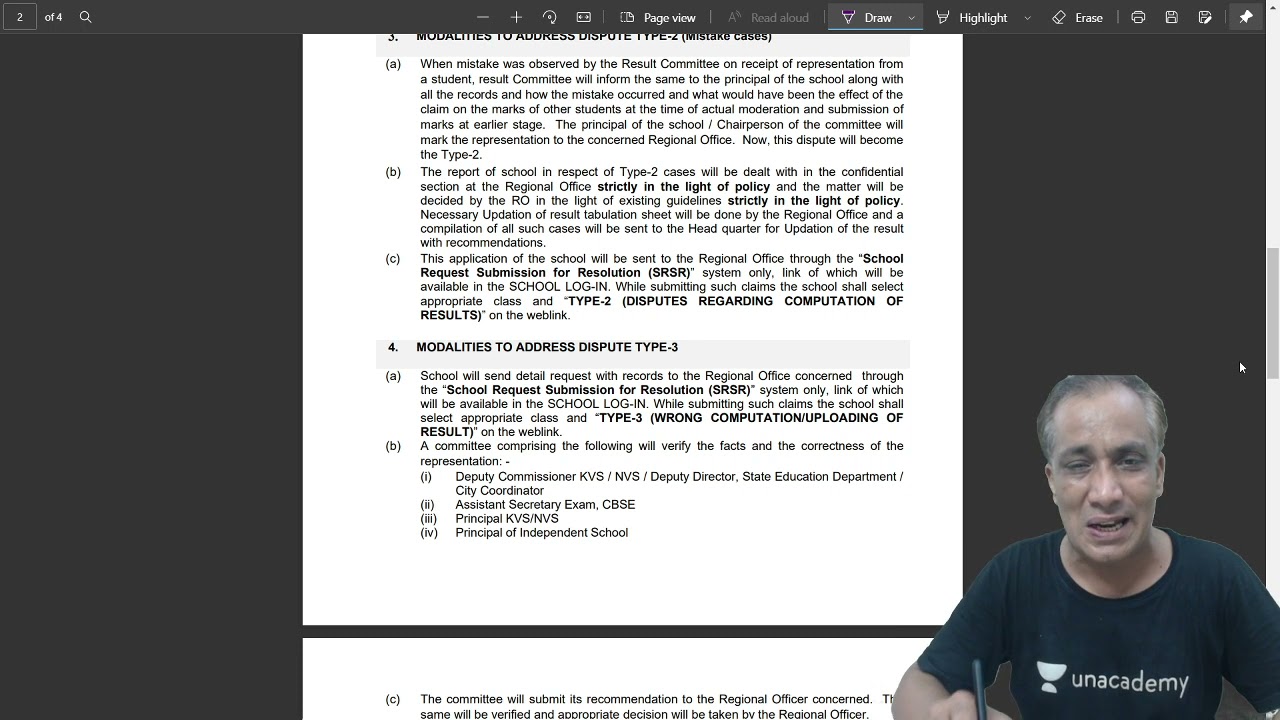 DISPUTES RESOLUTION 2021 CBSE BOARD CLASS 10 AND 12