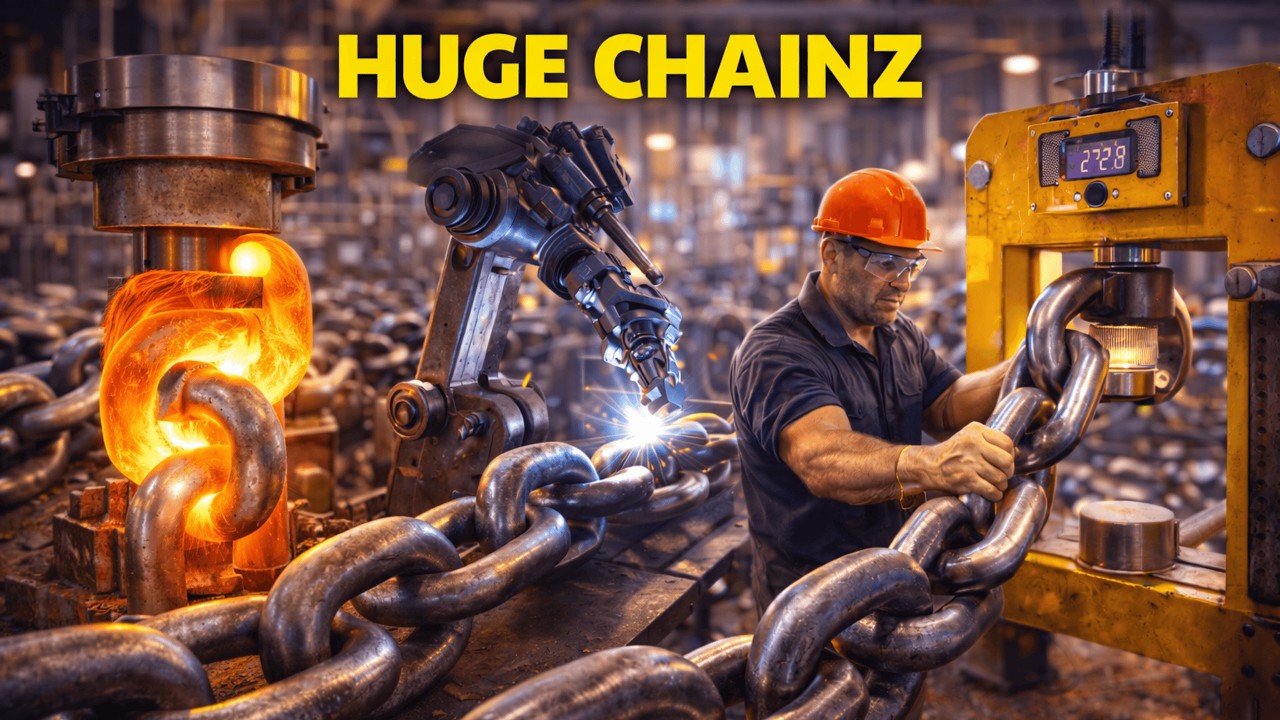 Forging the World's Toughest Chains | Inside Heavy Industry Manufacturing