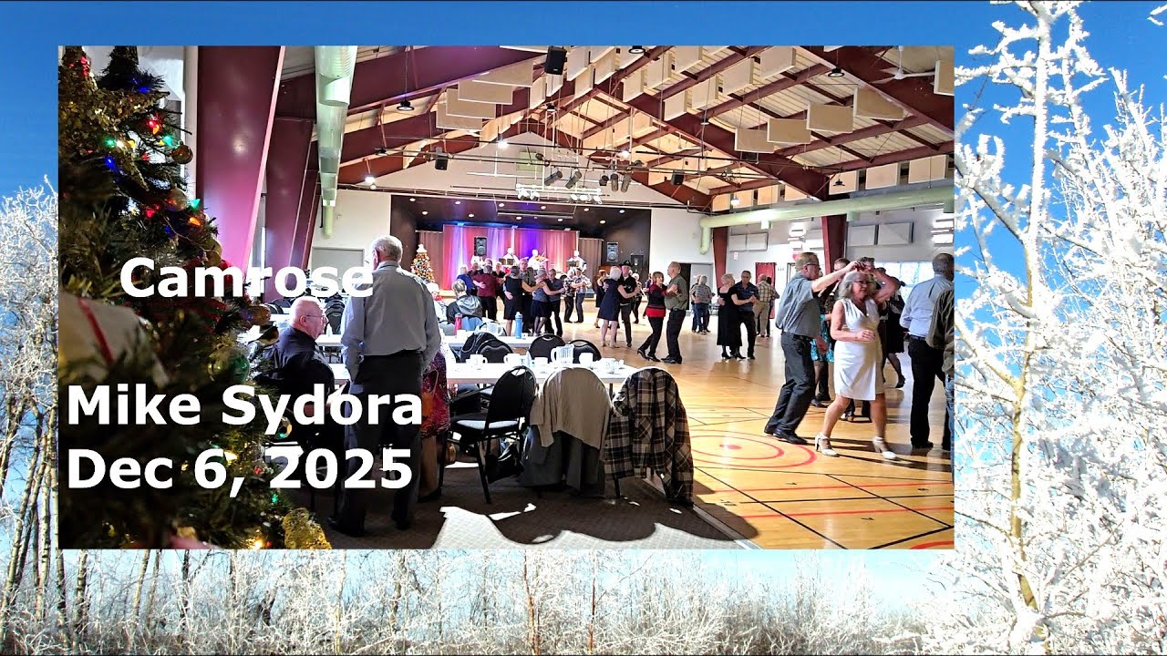 Dec 6, 2025, Camrose Sparkling Tones Band. Mike Sydora sings Blue Eyes