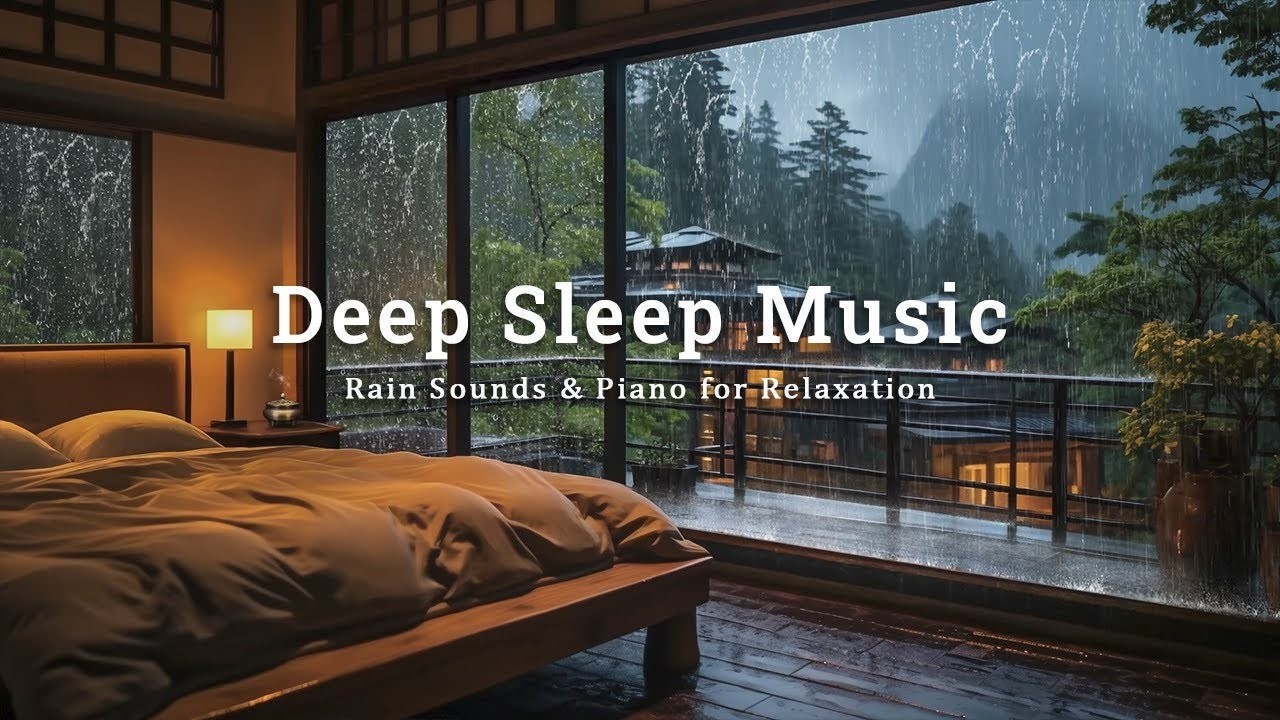 Deep Sleep and Stress Relief for a Peaceful Rainy Day – Relax the Mind, Body, and Help You Meditate