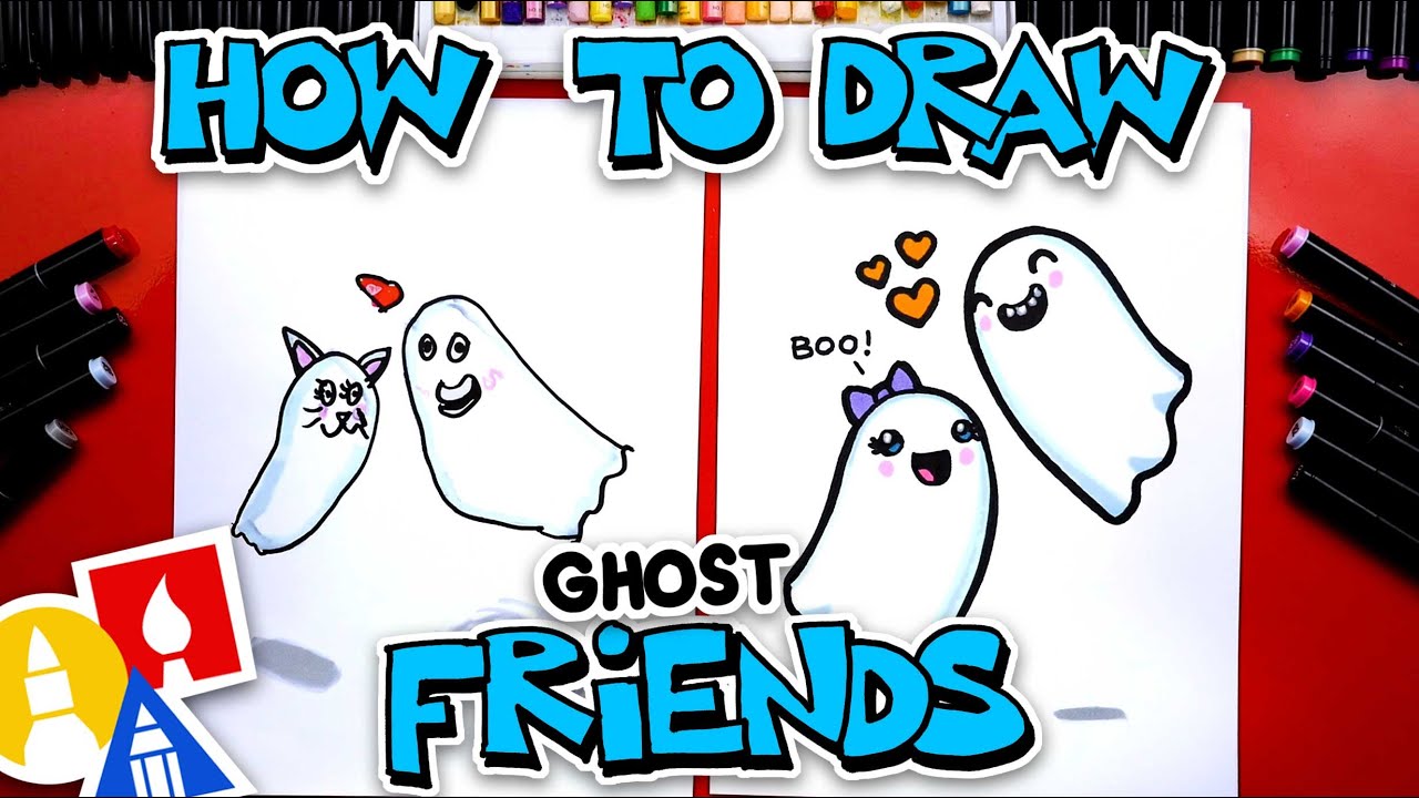 How To Draw Ghost Friends