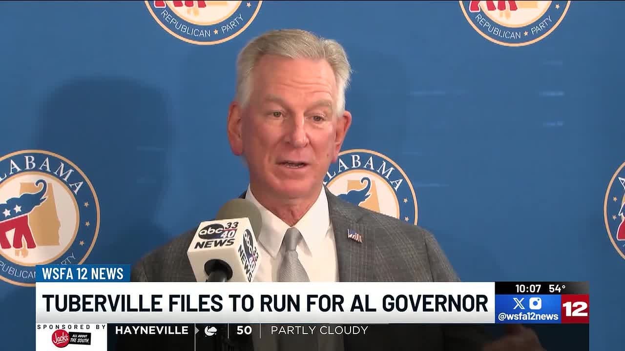 Tuberville officially files for 2026 Alabama governor&rsquo;s race