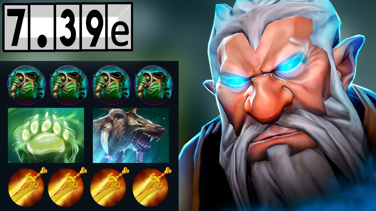 Radiance on Lone Druid?? [Full Match Gameplay Dota 2] 7.39e