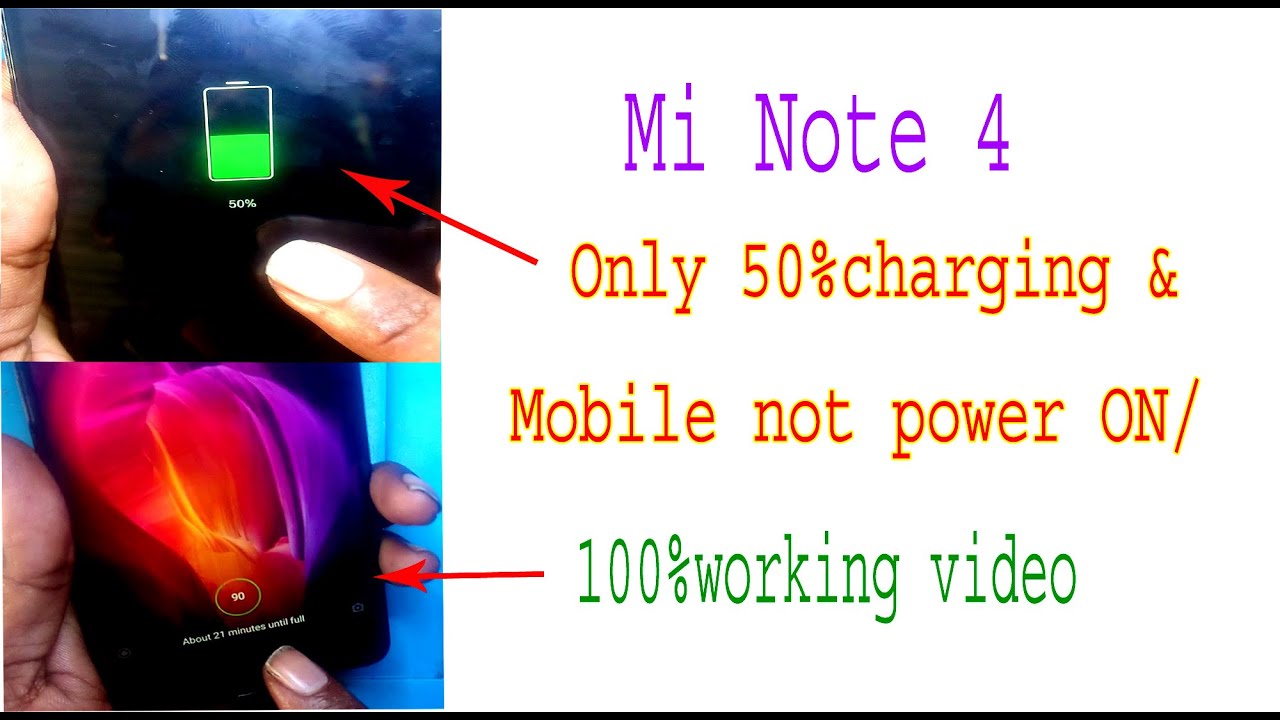 MI Note 4 Only 50% charging#problem #solution