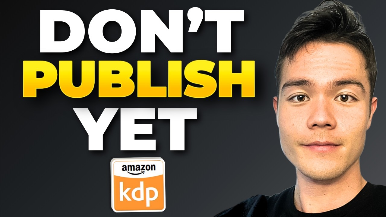 Перед публикацией на Amazon KDP, пожалуйста, посмотрите это видео.