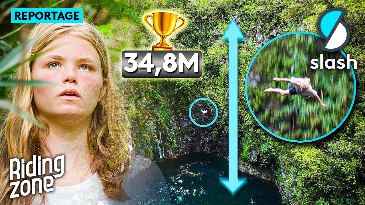 Cette française de 17 ans bat le record du monde du saut de la m*rt